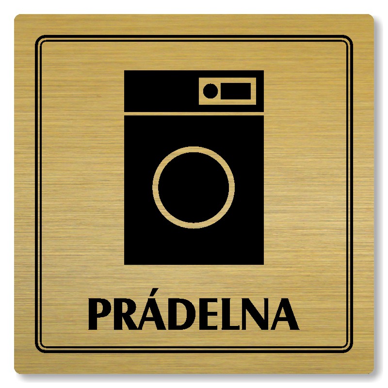 Prádelna, 118x118mm, zlatá, Utah
